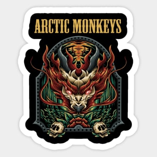 MONKEYS FROM ARCTIC BAND Sticker